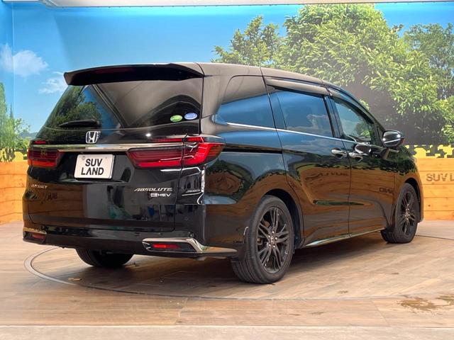 オデッセイハイブリッド ｅ：ＨＥＶアブソルート・ＥＸ　禁煙車　両側電動ドア　純正９インチナビ　全周囲カメラ　電動リアゲート　ホンダセンシング　ハーフレザーシート　ドラレコ　コーナーセンサー　スマートキー　ＬＥＤヘッド　ビルトインＥＴＣ（17枚目）