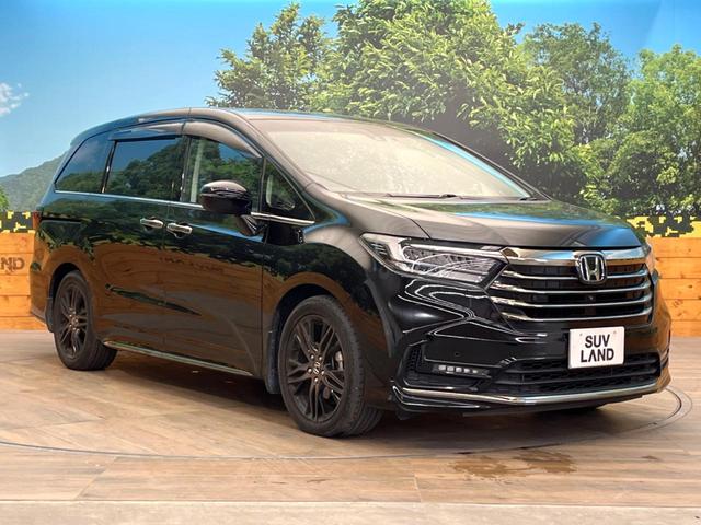 オデッセイハイブリッド ｅ：ＨＥＶアブソルート・ＥＸ　禁煙車　両側電動ドア　純正９インチナビ　全周囲カメラ　電動リアゲート　ホンダセンシング　ハーフレザーシート　ドラレコ　コーナーセンサー　スマートキー　ＬＥＤヘッド　ビルトインＥＴＣ（27枚目）