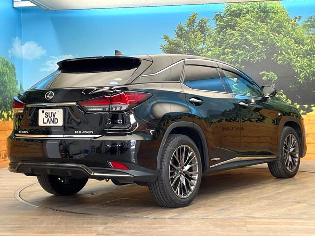 ＲＸ ＲＸ４５０ｈ　Ｆスポーツ　禁煙車　サンルーフ　１２．３インチナビ　マークレビンソンサウンドシステム　ブラインドスポットモニター　電動リアゲート　シートヒーター　全周囲カメラ　純正２０インチアルミ　ＬＥＤヘッド　ＥＴＣ（17枚目）