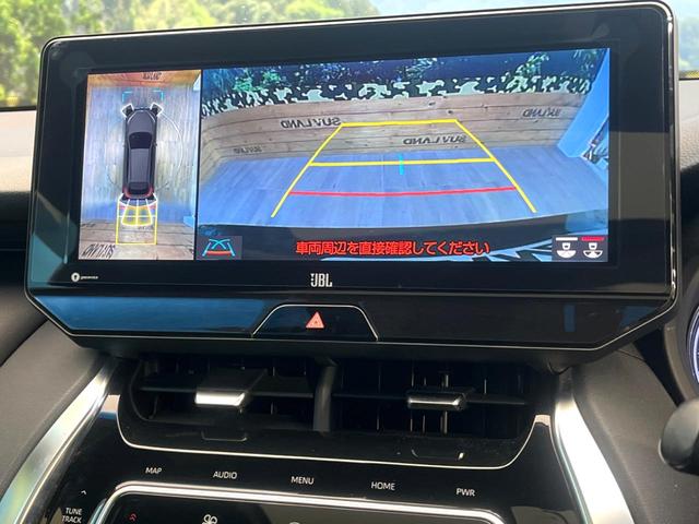 ハリアー Ｚ　レザーパッケージ　ガラスルーフ　後席モニター　全周囲カメラ　ＪＢＬサウンド　衝突被害軽減システム　レーダークルーズ　電動リアゲート　レザーシート　前席シートエアコン　コーナーセンサー　スマートキー　ＬＥＤヘッド（4枚目）