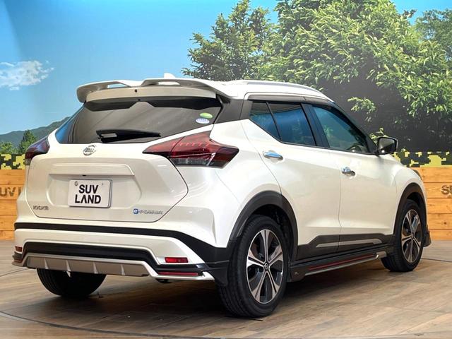 キックス X 禁煙車 エアロ 全周囲カメラ 衝突被害軽減システム レーダークルーズ ハーフレザーシート コーナーセンサー スマートキー LEDヘッド ビルトインETC 純正17インチアルミ オートライト(17枚目)