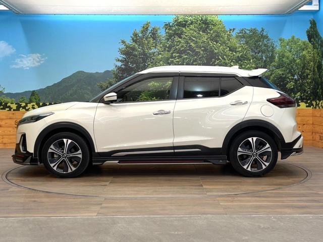 キックス X 禁煙車 エアロ 全周囲カメラ 衝突被害軽減システム レーダークルーズ ハーフレザーシート コーナーセンサー スマートキー LEDヘッド ビルトインETC 純正17インチアルミ オートライト(25枚目)