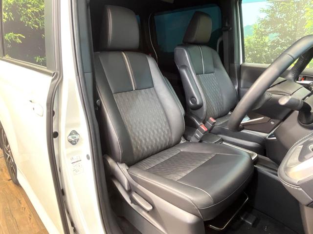 ノア ハイブリッドＳ－Ｚ　禁煙車　両側電動ドア　後席モニター　バックカメラ　衝突被害軽減システム　レーダークルーズ　ハーフレザーシート　コーナーセンサー　スマートキー　ＬＥＤヘッド　ビルトインＥＴＣ　純正１７インチアルミ（8枚目）