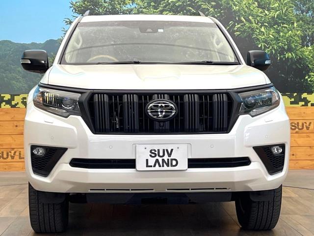 ランドクルーザープラド ＴＸ　Ｌパッケージ　マットブラックエディション　禁煙車　９インチメーカーナビ　４ＷＤ　ターボ　ディーゼル　サンルーフ　全周囲カメラ　衝突被害軽減システム　レーダークルーズ　レザーシート　前席シートエアコン　コーナーセンサー　ＬＥＤヘッド（14枚目）