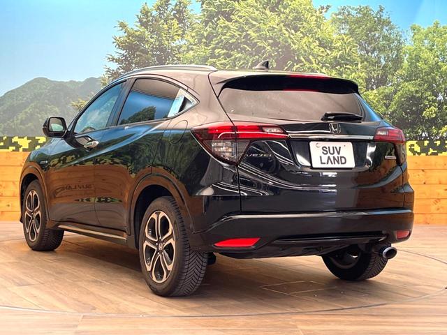 ヴェゼル ハイブリッドZ・ホンダセンシング 禁煙車 8インチ純正SDナビ バックカメラ ホンダセンシング ハーフレザーシート ドラレコ スマートキー LEDヘッド ルーフレール ビルトインETC 純正17インチアルミ オートハイビーム(21枚目)