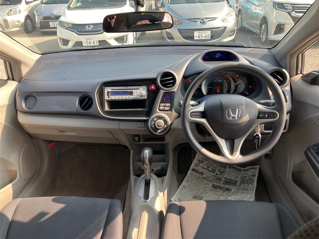 インサイト Ｇ　ＥＴＣ　ＣＶＴ　キーレスエントリー　電動格納ミラー　盗難防止システム　ＣＤ　ミュージックプレイヤー接続可　衝突安全ボディ　ＡＢＳ　エアコン　パワーステアリング（2枚目）