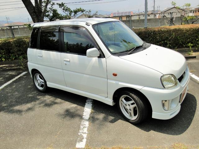 プレオ スバル ｒｓ 買取車輌 ｒｓ専用大型リアスポイラー ｒｓ専用シート ポリマー施行済 ステアリングシフト付革巻ステアリング 純正アルミホイール スーパーチャージャー ハイオク マニュアルエアコン パワステ 福岡県 ｒｓ 買取車輌 ｒｓ専用大型リアスポイラー