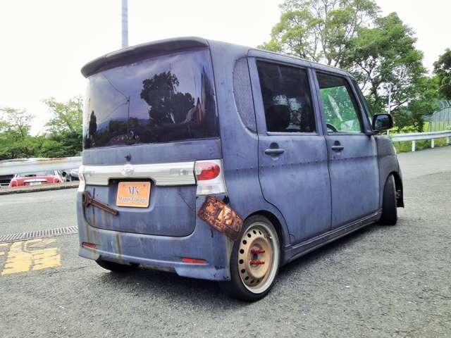 タント カスタムＸリミテッド　全塗装（レトロ調）　左側パワースライドドア　車高調　センターピラーレス　ハンドルカバー付　オートエアコン　タイミングチェーン車輌　ディスチャージドヘッドライト　ベンチシート　キーレス　ＡＢＳ　エアコン（8枚目）