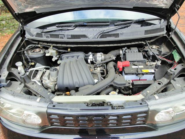 キューブ １５Ｘ　インディゴ＋プラズマ　ナビ　フルセグ　社外シートカバー　車高調　社外アルミ　社外ウインカーミラー（22枚目）