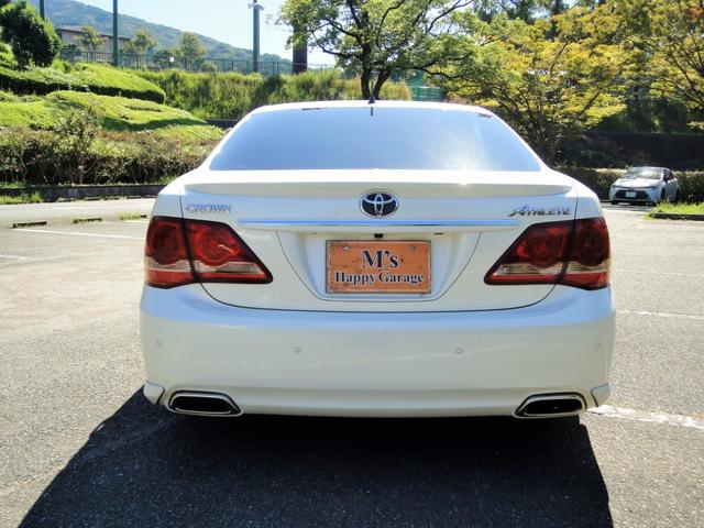 クラウン ３．５アスリートＧパッケージ　ナビ　フルセグ　Ｂｌｕｅｔｏｏｔｈ　バックカメラ　サンルーフ　ローダウン　車高調　社外アルミ　エアロ　革シート　社外ステアリング　スマートキー（3枚目）