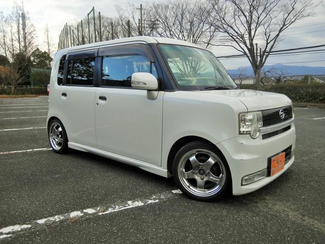 ムーヴコンテ カスタム　ＲＳ　ローダウン　車高調　社外マフラー　社外アルミ　ナビ　Ｂｌｕｅｔｏｏｔｈ　フルセグ　スマートキー　運転席パワーシート（6枚目）