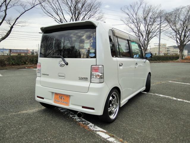 ムーヴコンテ カスタム　ＲＳ　ローダウン　車高調　社外マフラー　社外アルミ　ナビ　Ｂｌｕｅｔｏｏｔｈ　フルセグ　スマートキー　運転席パワーシート（8枚目）