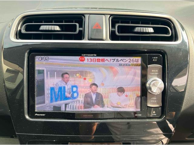 ミラージュ １．２Ｇ　ドライブレコーダー　ＥＴＣ　ナビ　ＴＶ　アルミホイール　オートライト　スマートキー　アイドリングストップ　電動格納ミラー　ＣＶＴ　盗難防止システム　衝突安全ボディ　ＡＢＳ　ＥＳＣ　ＣＤ　ＵＳＢ（7枚目）