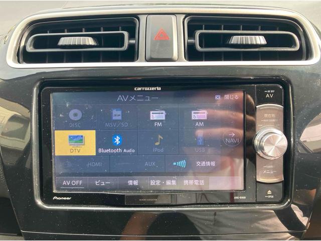 ミラージュ １．２Ｇ　ドライブレコーダー　ＥＴＣ　ナビ　ＴＶ　アルミホイール　オートライト　スマートキー　アイドリングストップ　電動格納ミラー　ＣＶＴ　盗難防止システム　衝突安全ボディ　ＡＢＳ　ＥＳＣ　ＣＤ　ＵＳＢ（8枚目）