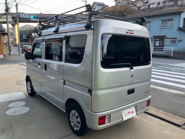 エブリイ ＰＣ　ワンオーナー　禁煙車　バックアイカメラ付きディスプレイオーディオ　ＥＴＣ　ルーフキャリア　キーレス　アイドリングストップ　エアコン　パワステ　パワーウインド（8枚目）