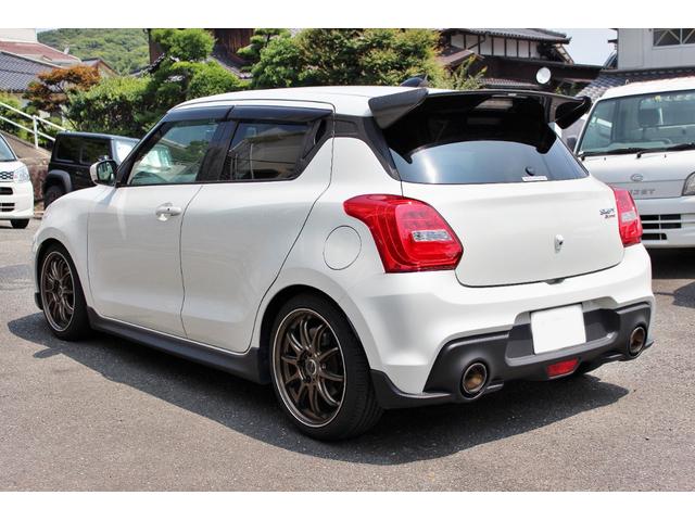 スイフトスポーツ ベースグレード　２型　セーフティサポート装着車　ＷＯＲＫＥＭＯＴＩＯＮ１７インチ　フジツボＡ－ＲＭ＋ｃマフラー　車高調　ＧＲｅｄｄｙカーボンリヤスポイラー　パナソニック８型ナビＴＶ　Ｂカメラ　前後ドライブレコーダー（2枚目）