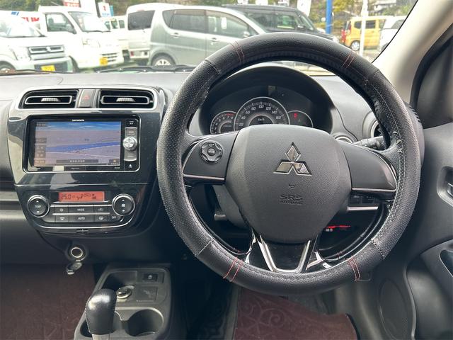 ミラージュ 　ＥＴＣ　ナビ　ＴＶ　衝突被害軽減システム　オートライト　ＨＩＤ　スマートキー　アイドリングストップ　電動格納ミラー　ＣＶＴ　盗難防止システム　衝突安全ボディ　ＡＢＳ　ＥＳＣ　ＣＤ　ＵＳＢ（3枚目）