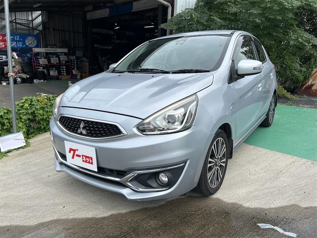 ミラージュ 　ＥＴＣ　ナビ　ＴＶ　衝突被害軽減システム　オートライト　ＨＩＤ　スマートキー　アイドリングストップ　電動格納ミラー　ＣＶＴ　盗難防止システム　衝突安全ボディ　ＡＢＳ　ＥＳＣ　ＣＤ　ＵＳＢ（22枚目）