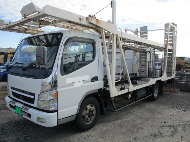 キャンター キャリアカー3台積、積載3.5t、走行約23万km、(2枚目)