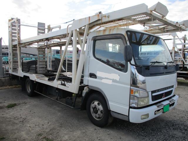 キャンター キャリアカー3台積、積載3.5t、走行約23万km、(4枚目)