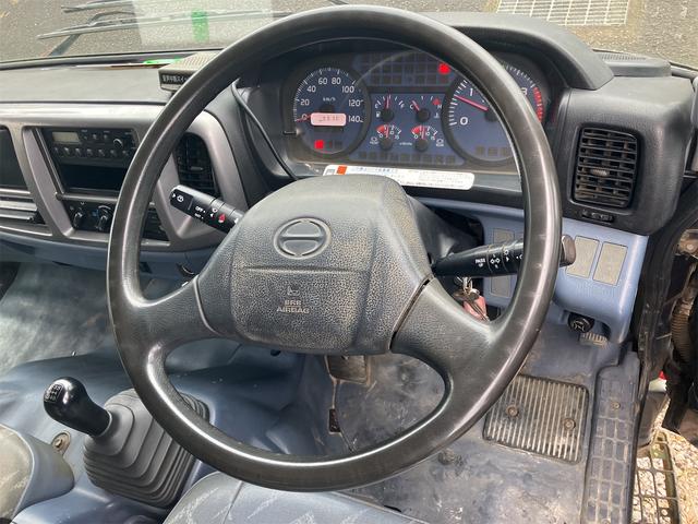 ヒノレンジャー ダンプ　３．４ｔダンプ　コボレーン　運転席エアバック　３方開　パワーウィンドウ　エアコン　６速マニュアル　　後輪ダブル　パワーステアリング（57枚目）