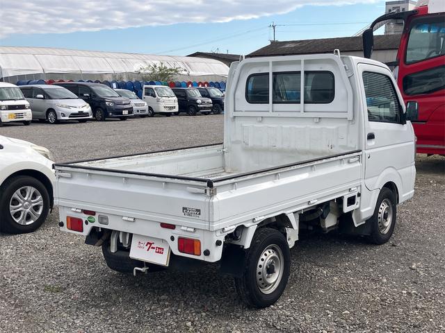 キャリイトラック ＫＣエアコン・パワステ　４ＷＤ　ＡＴ　衝突被害軽減システム　ＥＴＣ　スマートキー　盗難防止システム　エアコン　運転席エアバッグ　助手席エアバッグ　三方開（4枚目）