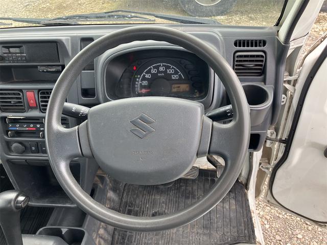 キャリイトラック ＫＣエアコン・パワステ　４ＷＤ　ＡＴ　衝突被害軽減システム　ＥＴＣ　スマートキー　盗難防止システム　エアコン　運転席エアバッグ　助手席エアバッグ　三方開（60枚目）