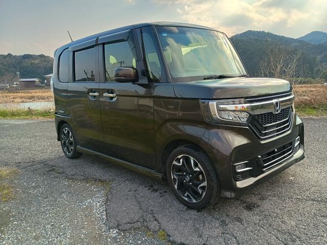N-BOXカスタム G・Lターボホンダセンシング 両側パワースライド ターボ 電動格納ミラー ブラウンM ナビ フルセグテレビ(6枚目)