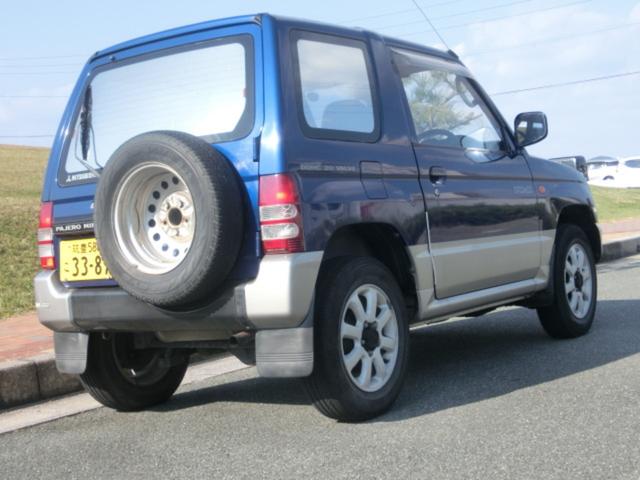 パジェロミニ VR-II 4WD 初代パジェロミニ H56A 4気筒ツインカム インタークーラー付きターボ 5速マニュアルミッション 切替式4WD 車検8年6月 (ブルー)(5枚目)