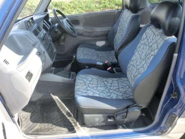 パジェロミニ VR-II 4WD 初代パジェロミニ H56A 4気筒ツインカム インタークーラー付きターボ 5速マニュアルミッション 切替式4WD 車検8年6月 (ブルー)(7枚目)