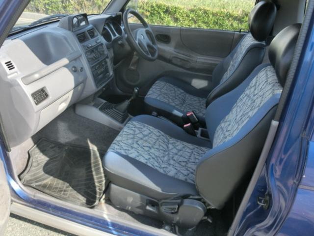 パジェロミニ VR-II 4WD 初代パジェロミニ H56A 4気筒ツインカム インタークーラー付きターボ 5速マニュアルミッション 切替式4WD 車検8年6月 (ブルー)(8枚目)