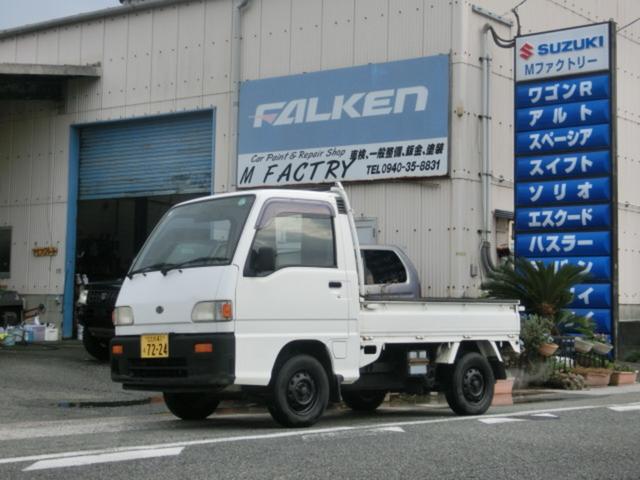 サンバートラック SDX スーパーチャージャー 三方開 4WD 4気筒 スーパーチャージャー付エンジン 切替式4WD 5速マニュアルミッション エアコン付 Tベルト交換済 車検8年4月まで (ホワイト)(3枚目)