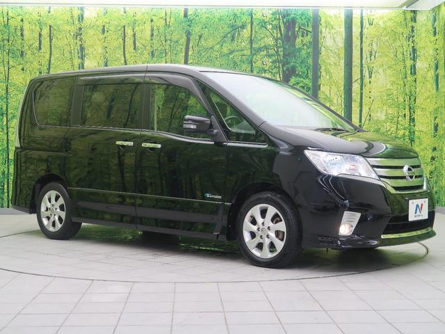 ハイウェイスター S-ハイブリッド エアロモード フリップダウンモニター 両側電動ドア 禁煙車 純正ナビ バックカメラ Bluetooth フルセグ ETC HIDヘッドライト クルーズコントロール ロールサンシェード スマートキー オートライト(33枚目)