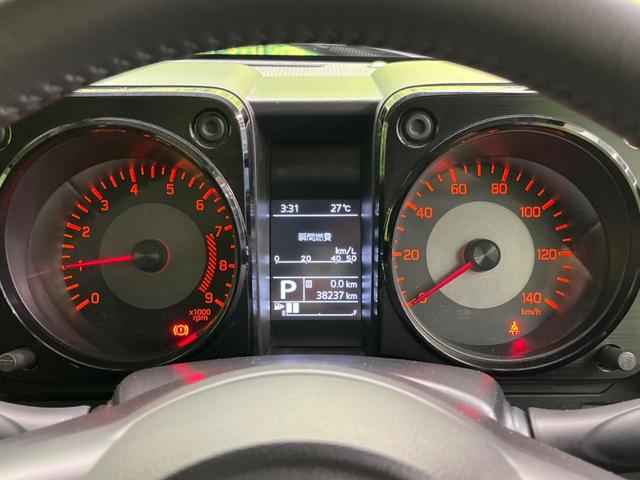 ジムニー ＸＣ　ターボ　衝突軽減装置　禁煙車　Ｐａｎａｓｏｎｉｃ製ＳＤナビ　Ｂｌｕｅｔｏｏｔｈ　フルセグ　ドラレコ　スマートキー　シートヒーター　ＬＥＤヘッド　レーンキープアシスト　オートマチックハイビーム（38枚目）