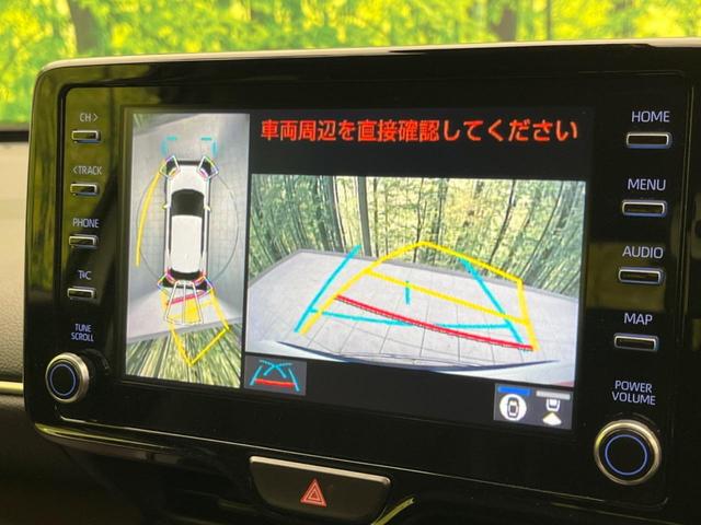 ヤリスクロス ハイブリッドＺ　禁煙車　セーフティセンス　レーダークルーズ　全周囲カメラ　純正８型ディスプレイ　ナビキット　シートヒーター　パワーシート　半革シート　電動バックドア　ＥＴＣ　ドラレコ　ＬＥＤヘッド　純正１８インチＡＷ（5枚目）