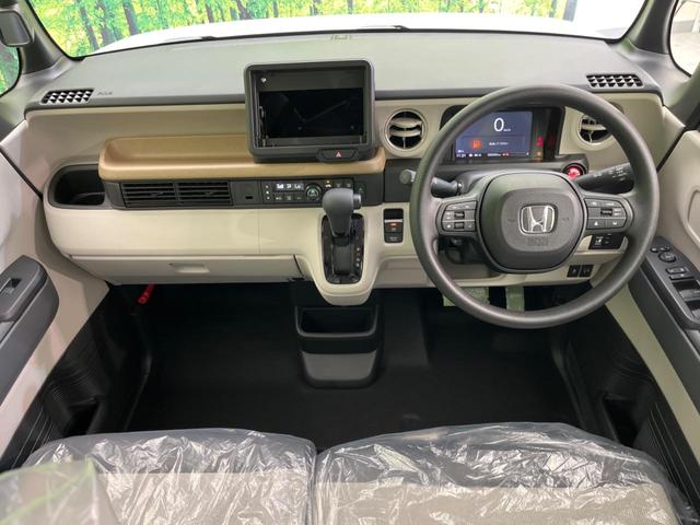 Ｎ－ＢＯＸ ベースグレード　届出済未使用車　電動スライド　衝突軽減装置　スマートキー　シートヒーター　ステアリングスイッチ　車線逸脱警報　オートマチックハイビーム　踏み間違い防止　コーナーセンサー　ＬＥＤヘッドライト（2枚目）