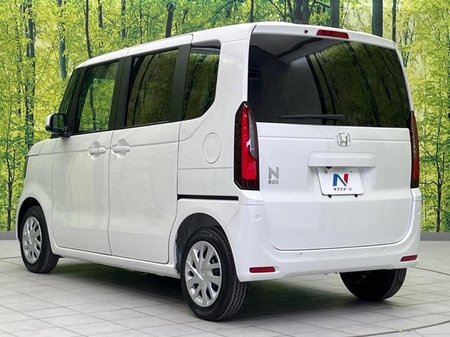 Ｎ－ＢＯＸ ベースグレード　届出済未使用車　電動スライド　衝突軽減装置　スマートキー　シートヒーター　ステアリングスイッチ　車線逸脱警報　オートマチックハイビーム　踏み間違い防止　コーナーセンサー　ＬＥＤヘッドライト（26枚目）