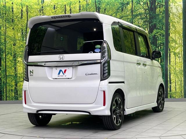 Ｎ－ＢＯＸカスタム Ｇ・Ｌターボホンダセンシング　両側電動ドア　純正ＳＤナビ　バックカメラ　衝突被害軽減システム　レーダークルーズ　禁煙車　ドラレコ　コーナーセンサー　スマートキー　ＬＥＤヘッド　ビルトインＥＴＣ　オートハイビーム　車線逸脱警報（13枚目）