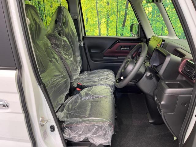 スペーシアカスタム ハイブリッドＸＳ　純正９型ナビ　届出済未使用車　両側電動ドア　全周囲カメラ　衝突被害軽減システム　レーダークルーズ　ハーフレザーシート　コーナーセンサー　スマートキー　ＬＥＤヘッド　オートハイビーム　車線逸脱警報（8枚目）