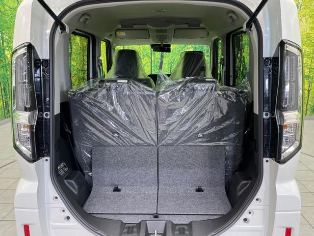 スペーシアカスタム ハイブリッドＸＳ　純正９型ナビ　届出済未使用車　両側電動ドア　全周囲カメラ　衝突被害軽減システム　レーダークルーズ　ハーフレザーシート　コーナーセンサー　スマートキー　ＬＥＤヘッド　オートハイビーム　車線逸脱警報（10枚目）