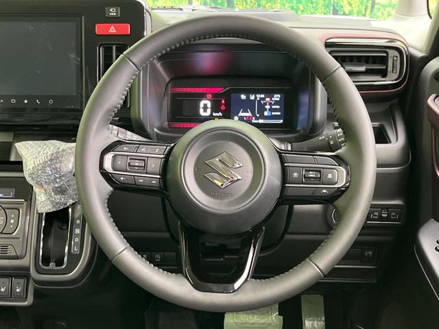 スペーシアカスタム ハイブリッドＸＳ　純正９型ナビ　届出済未使用車　両側電動ドア　全周囲カメラ　衝突被害軽減システム　レーダークルーズ　ハーフレザーシート　コーナーセンサー　スマートキー　ＬＥＤヘッド　オートハイビーム　車線逸脱警報（11枚目）
