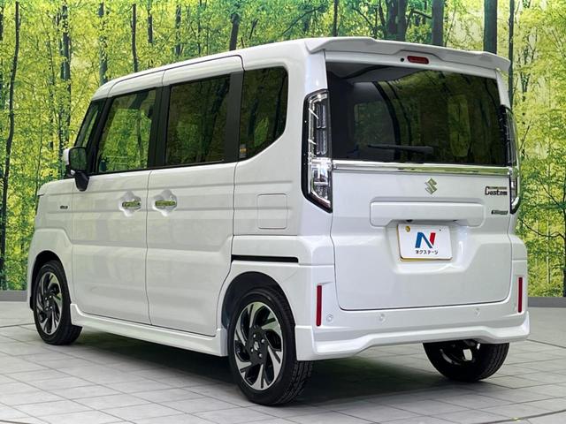 スペーシアカスタム ハイブリッドＸＳ　純正９型ナビ　届出済未使用車　両側電動ドア　全周囲カメラ　衝突被害軽減システム　レーダークルーズ　ハーフレザーシート　コーナーセンサー　スマートキー　ＬＥＤヘッド　オートハイビーム　車線逸脱警報（27枚目）