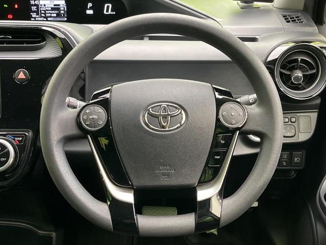 アクア Sスタイルブラック 純正ナビ 衝突軽減装置 バックカメラ 禁煙車 スマートキー レーンアシスト LEDヘッドライト ETC オートマチックハイビーム オートエアコン オートライト Bluetooth CD/DVD再生(11枚目)