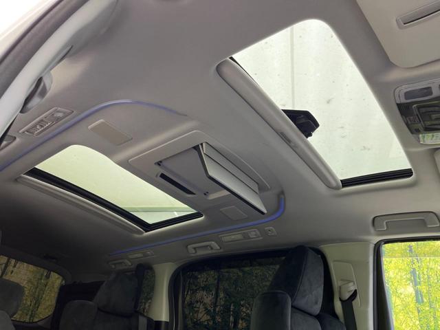 アルファード 2.5S サンルーフ エアロ 両側電動スライドドア 純正ナビ フリップダウン 全周囲カメラ 衝突軽減装置 レーダークルーズコントロール 禁煙車 ドラレコ レーンキープ コーナーセンサー スマートキー(3枚目)