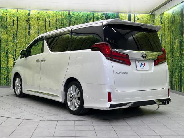 アルファード 2.5S サンルーフ エアロ 両側電動スライドドア 純正ナビ フリップダウン 全周囲カメラ 衝突軽減装置 レーダークルーズコントロール 禁煙車 ドラレコ レーンキープ コーナーセンサー スマートキー(31枚目)
