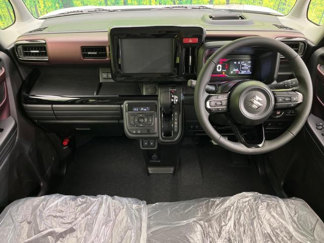 スペーシアカスタム ハイブリッドＸＳ　届出済未使用車　両側電動スライドドア　衝突軽減装置　レーダークルーズ　スマートキー　シートヒーター　ハーフレザーシート　ＬＥＤヘッドライト　ＬＥＤフォグライト　レーンキープアシスト　コーナーセンサー（2枚目）