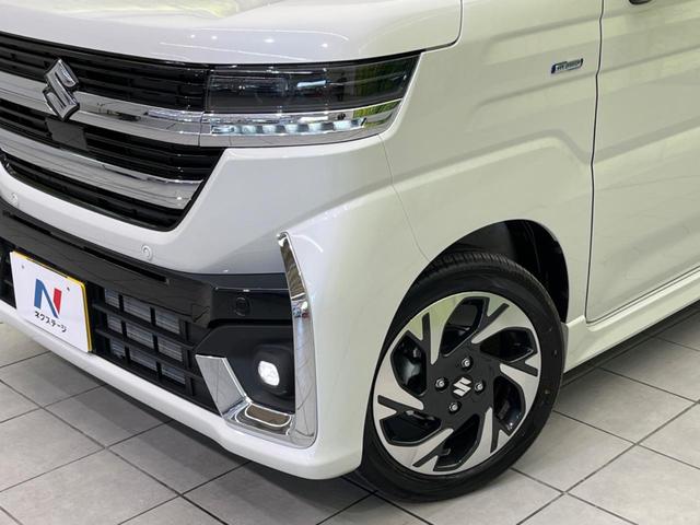 スペーシアカスタム ハイブリッドＸＳ　届出済未使用車　両側電動スライドドア　衝突軽減装置　レーダークルーズ　スマートキー　シートヒーター　ハーフレザーシート　ＬＥＤヘッドライト　ＬＥＤフォグライト　レーンキープアシスト　コーナーセンサー（12枚目）