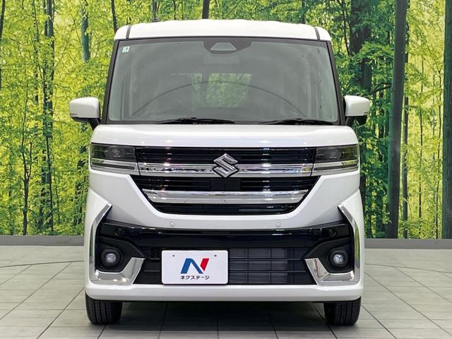 スペーシアカスタム ハイブリッドＸＳ　届出済未使用車　両側電動スライドドア　衝突軽減装置　レーダークルーズ　スマートキー　シートヒーター　ハーフレザーシート　ＬＥＤヘッドライト　ＬＥＤフォグライト　レーンキープアシスト　コーナーセンサー（14枚目）