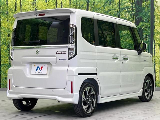 スペーシアカスタム ハイブリッドＸＳ　届出済未使用車　両側電動スライドドア　衝突軽減装置　レーダークルーズ　スマートキー　シートヒーター　ハーフレザーシート　ＬＥＤヘッドライト　ＬＥＤフォグライト　レーンキープアシスト　コーナーセンサー（17枚目）