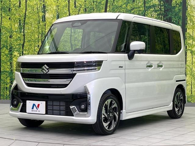 スペーシアカスタム ハイブリッドＸＳ　届出済未使用車　両側電動スライドドア　衝突軽減装置　レーダークルーズ　スマートキー　シートヒーター　ハーフレザーシート　ＬＥＤヘッドライト　ＬＥＤフォグライト　レーンキープアシスト　コーナーセンサー（25枚目）